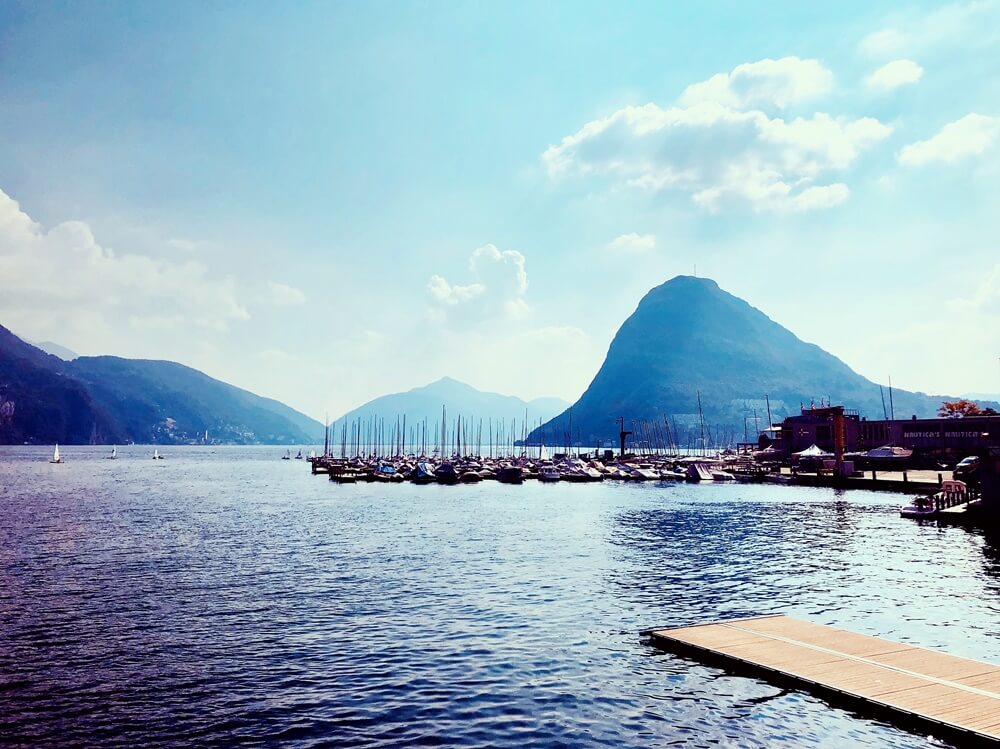 Gandria fishing village in Lugano, Switzerland. 