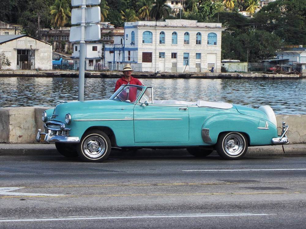 classic car in Havana, Cuba. 