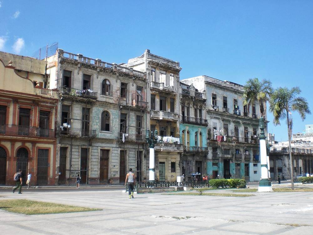 buildings in Havana, Cuba. 
