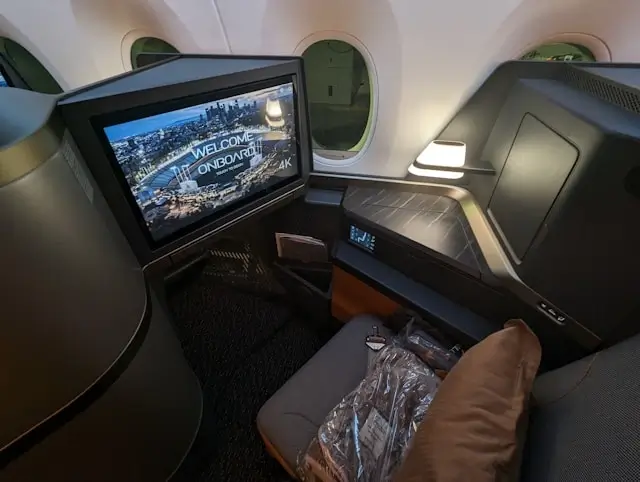 business class flight