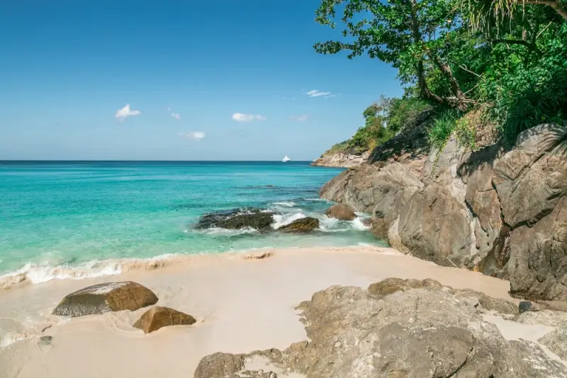 a beach in phuket, thailand