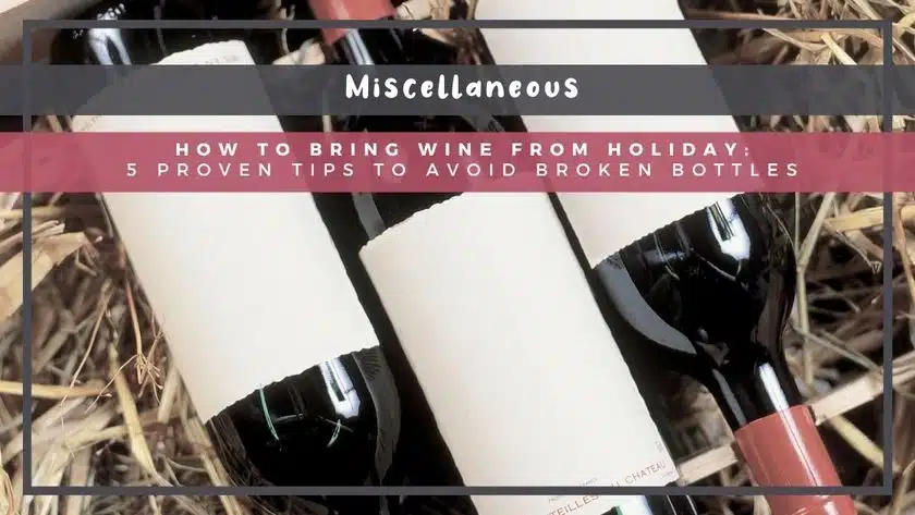 How to Bring Wine From Holiday: 5 Proven Tips to Avoid Broken Bottles