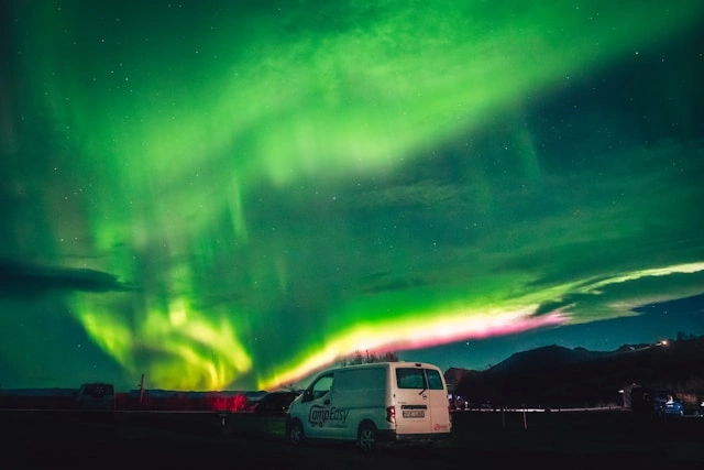 campervan in iceland