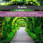 Cambridge Botanic Gardens: A Budge