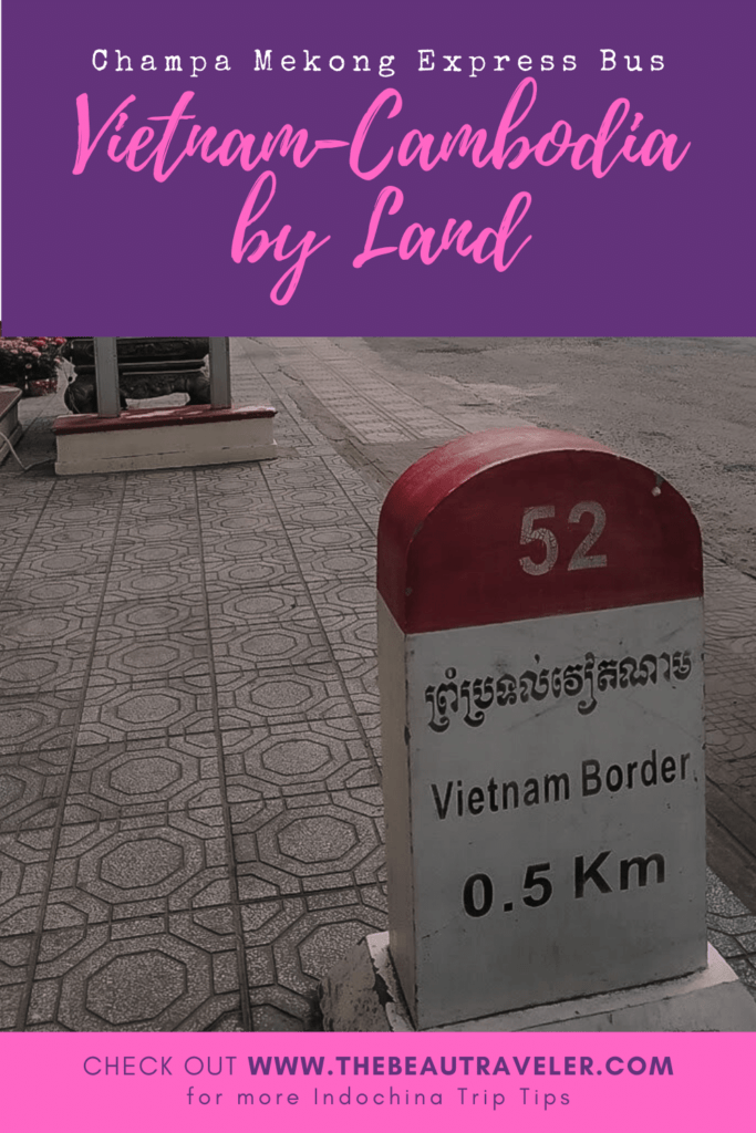 Vietnam-Cambodia by Land: Ha Tien to Kampot with Champa Mekong Express Bus - The BeauTraveler