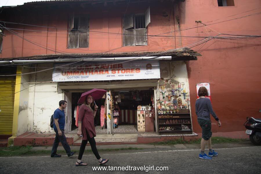 Mattancherry in Kochi, Kerala.