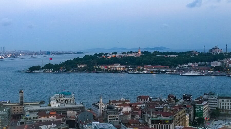 View from Galata Tower. 