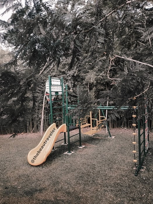 The playground area in Blackbird Hotel, Bandung.