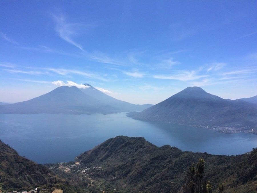 Lake Atitlan Volcanoes, Guatemala. 