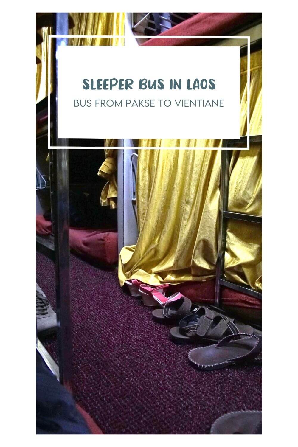 Sleeper Bus in Laos - The BeauTraveler