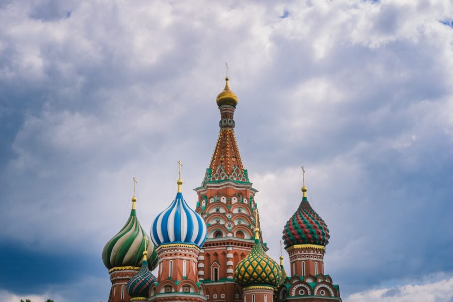 St. Basil's Cathedral, Moscow. 