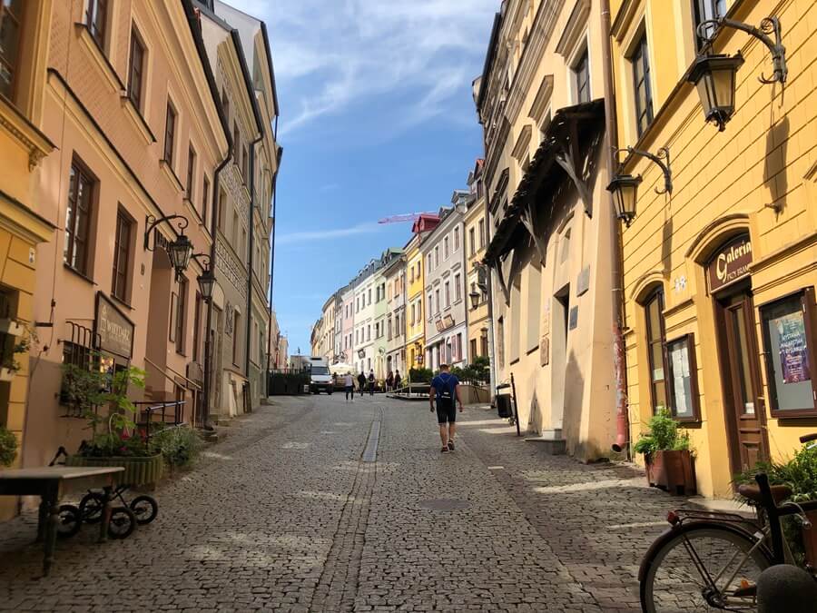 Lublin Old Town in Poland. 