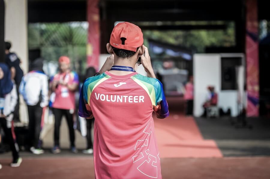 Asian Games volunteer. 