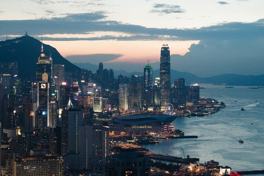 Hong Kong City by Ocean. 