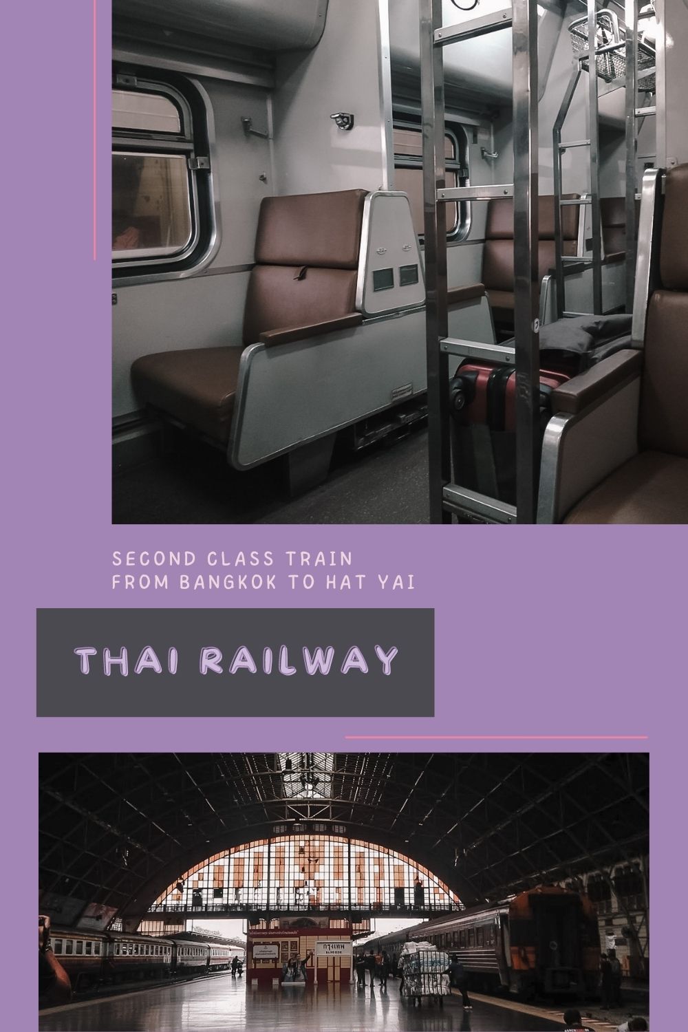 Review: Second Class Train from Bangkok to Hat Yai by Thai Railway - The BeauTraveler