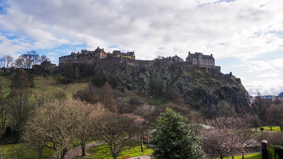 Edinburgh Castle. 