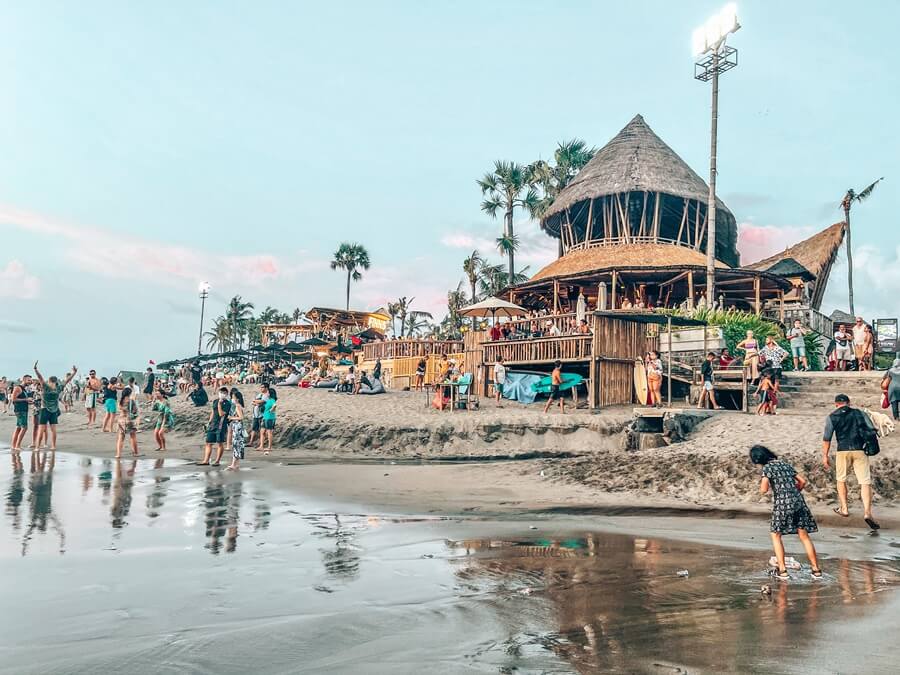 Beach around Canggu, Bali. 