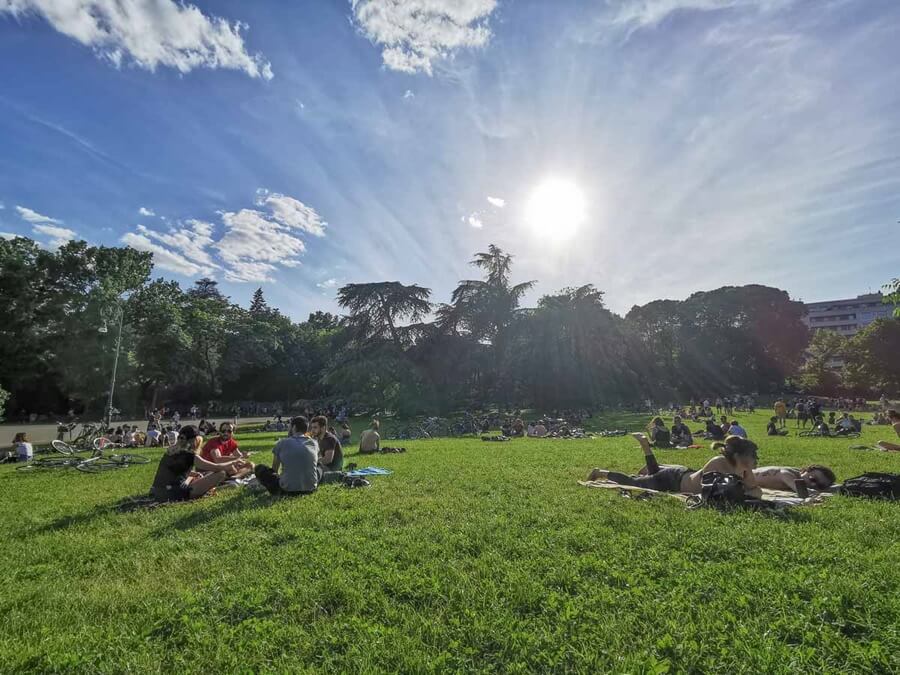 Valentino Park in Turin, Italy.