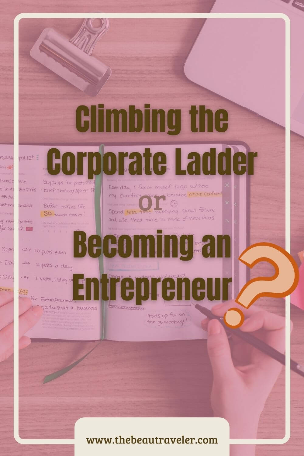 Which One Is More Stressful: Climbing The Corporate Ladder Or Becoming ...