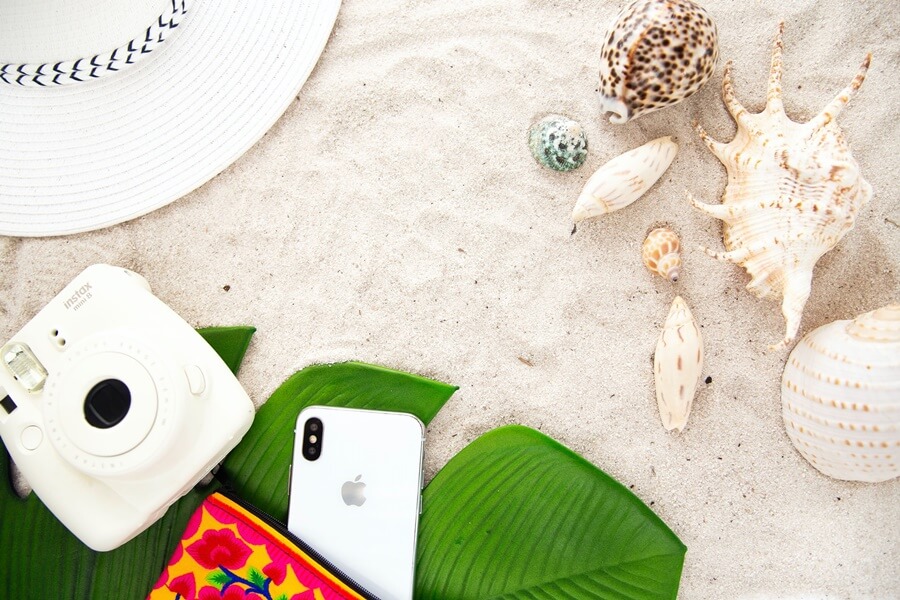 accessories for beach escape. 