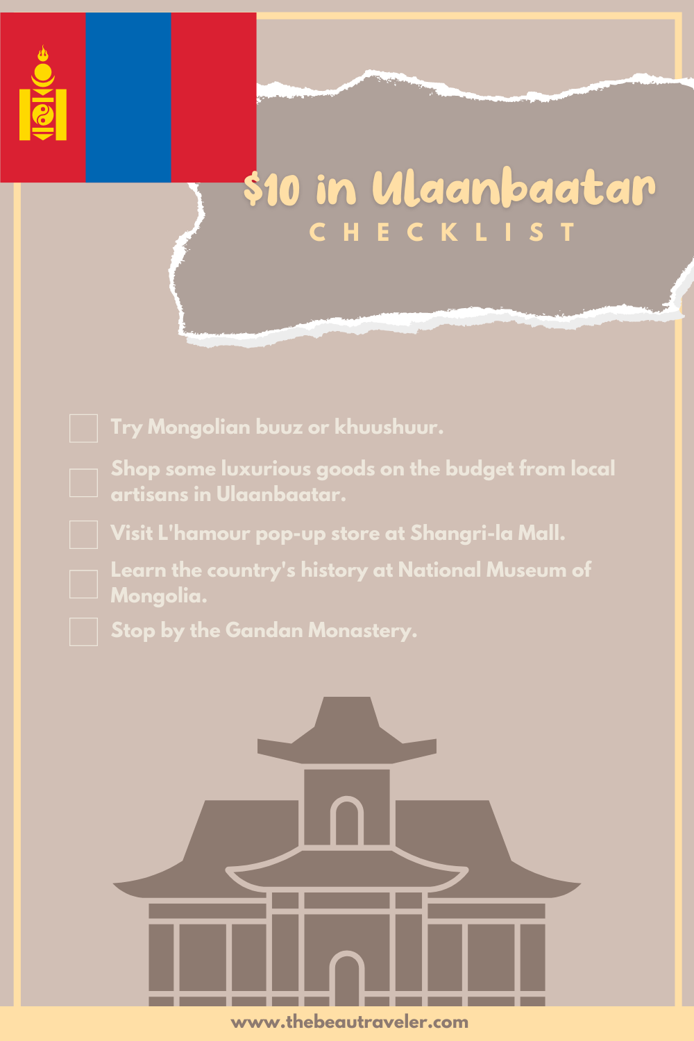 What You Could Get in Ulaanbaatar for $10 - The BeauTraveler