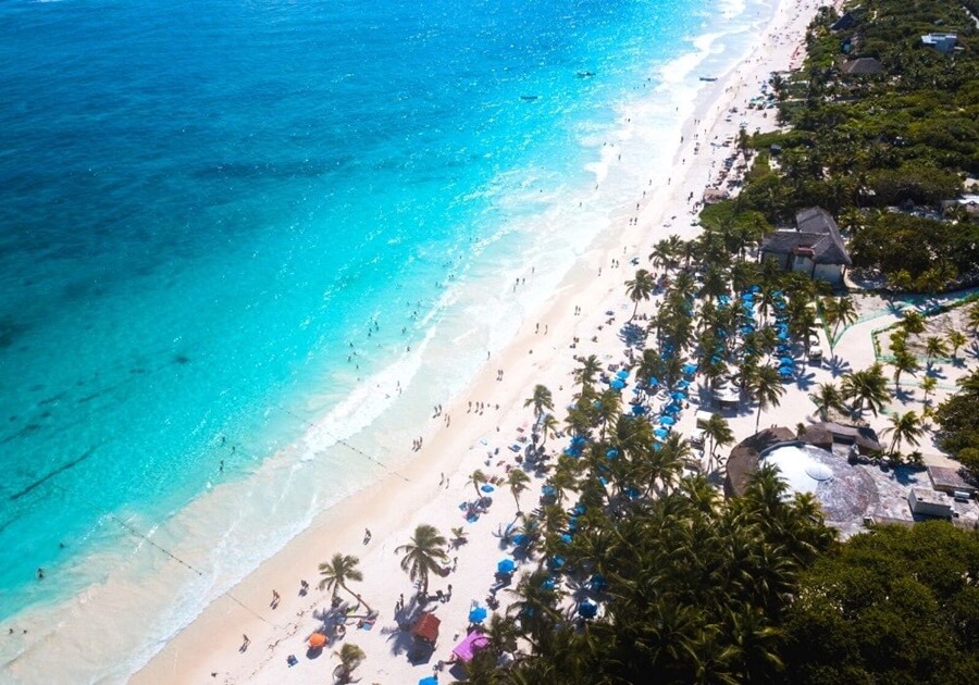 Tulum Beach, Mexico. 