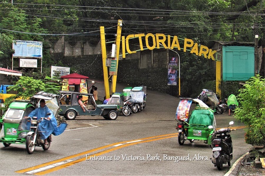 Entrance to Victoria Park in Bangued, Abra.