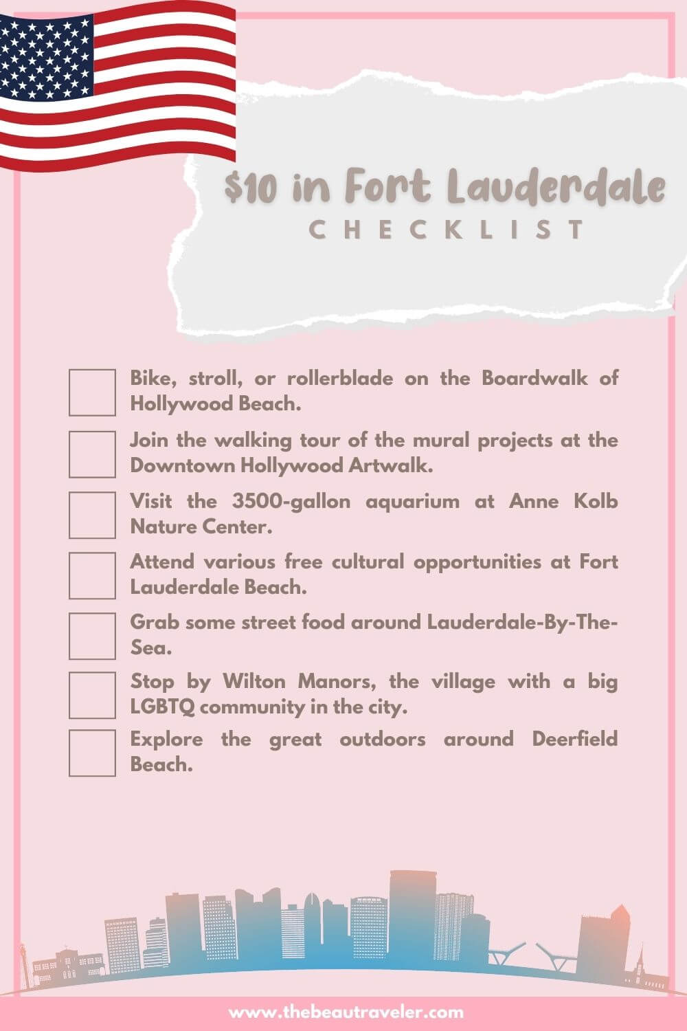 What You Could Get in Fort Lauderdale for $10 - The BeauTraveler