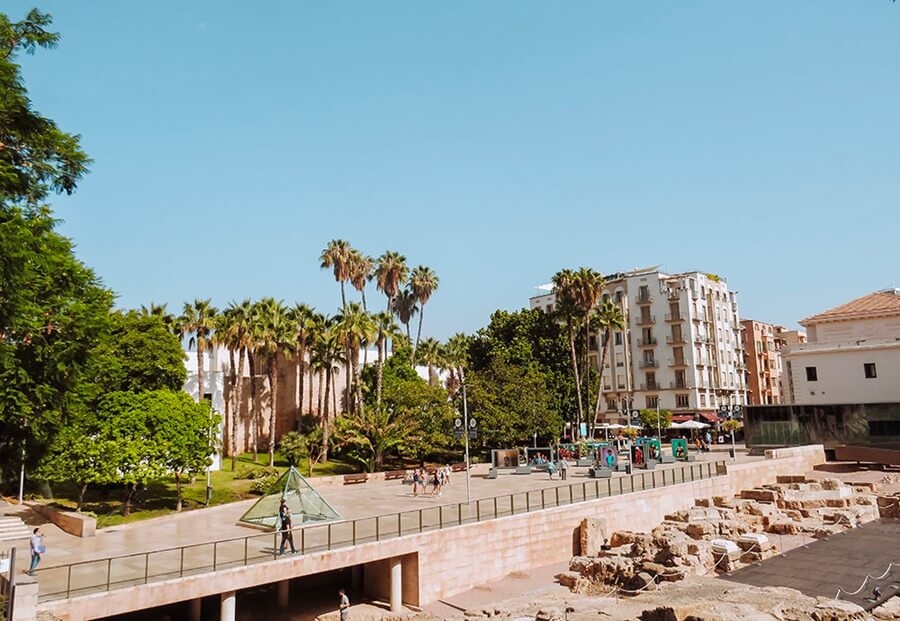 Malaga City Center, Spain. 