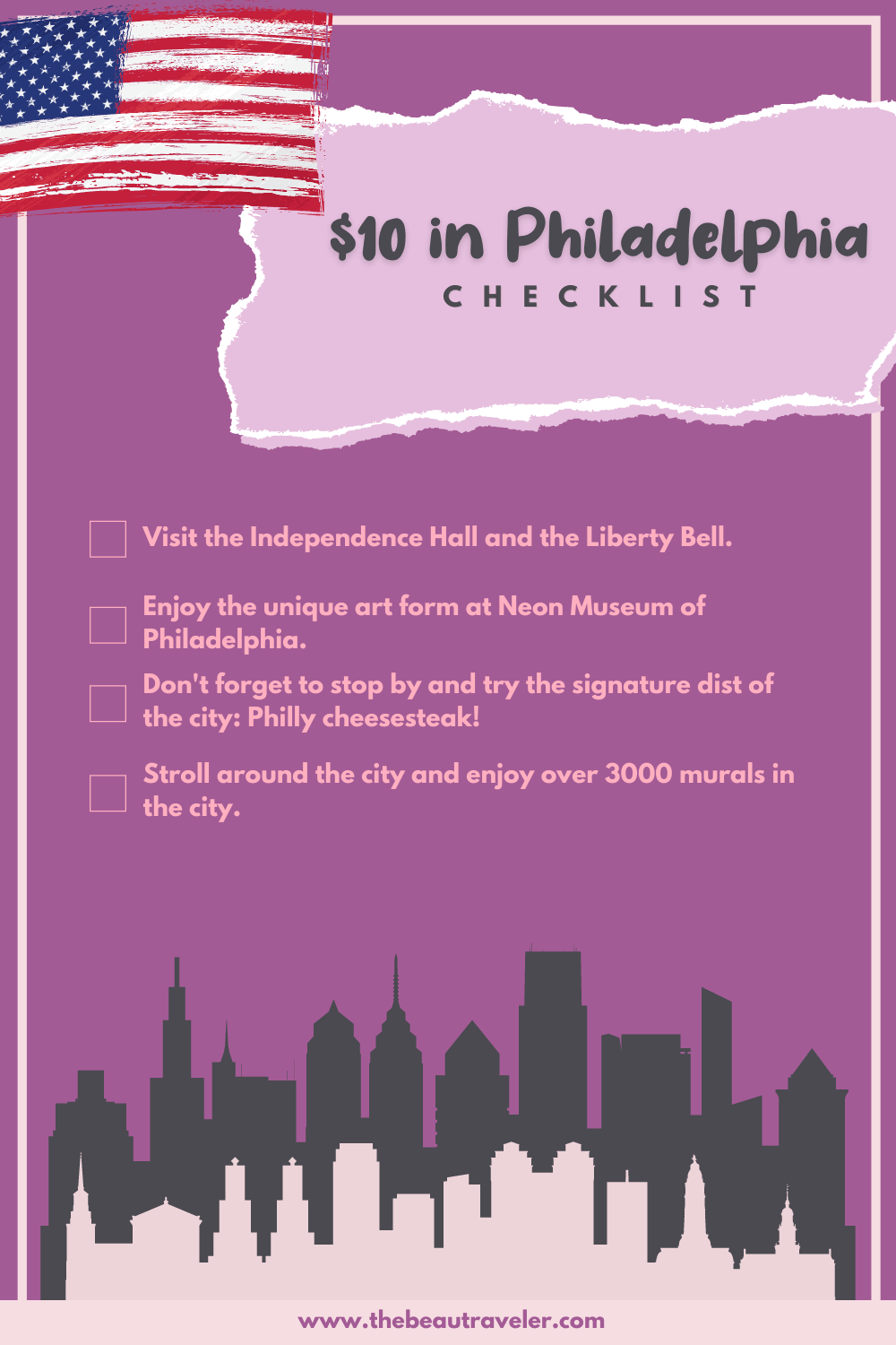 What You Could Get in Philadelphia for $10 - The BeauTraveler