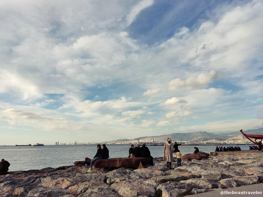 Hanging out on the seaside around Konak, Izmir.