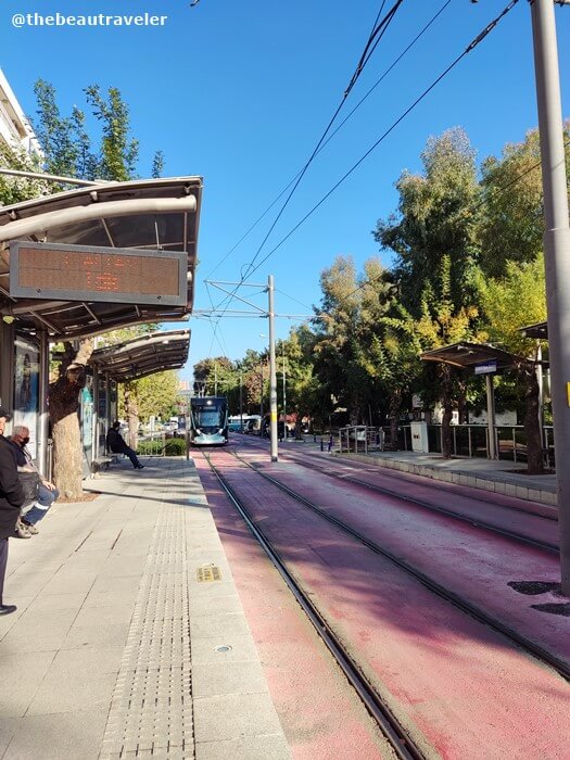 Tramway in Izmir, Turkey.