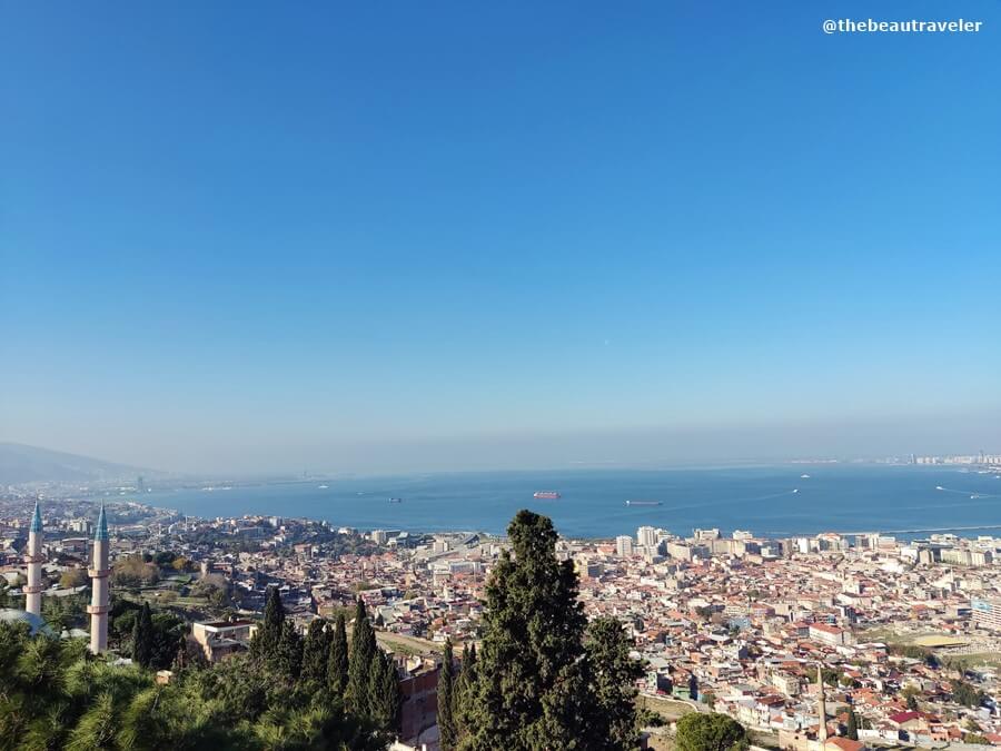 Izmir from the top from Kadifekale.