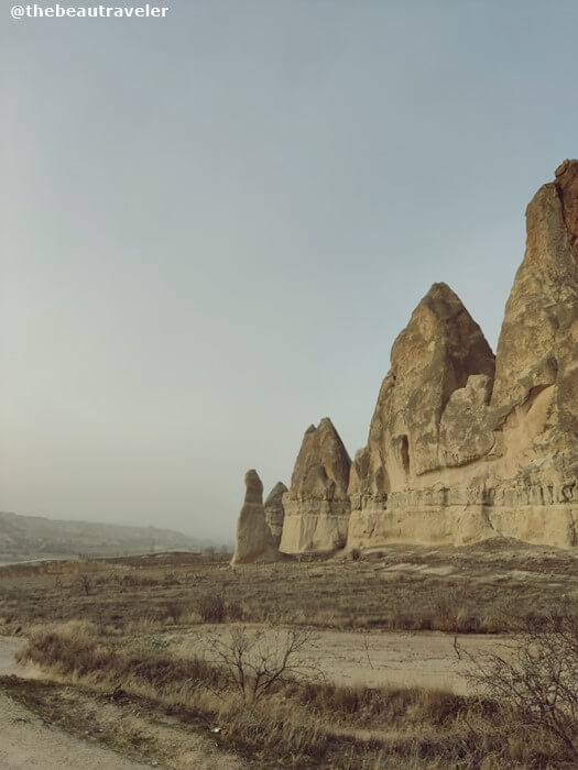 The view around Cappadocia region.