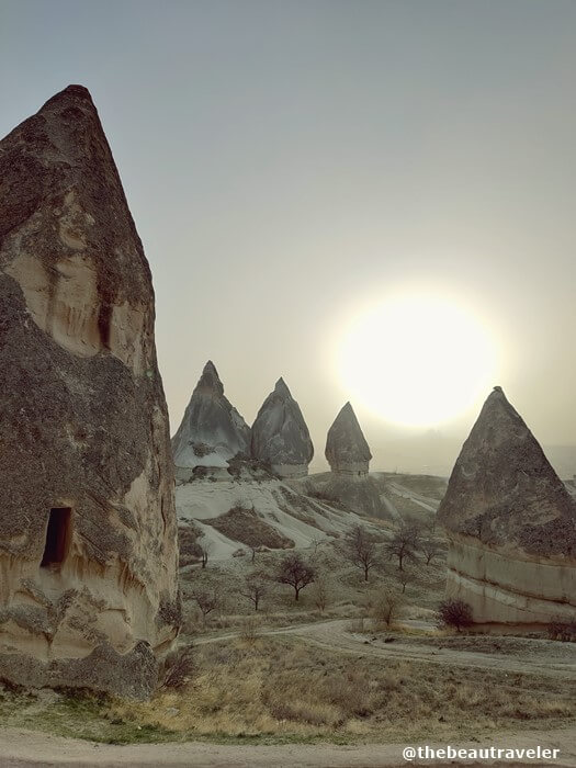 Cavusin Old Greek Village on Cappadocia ATV Tour.