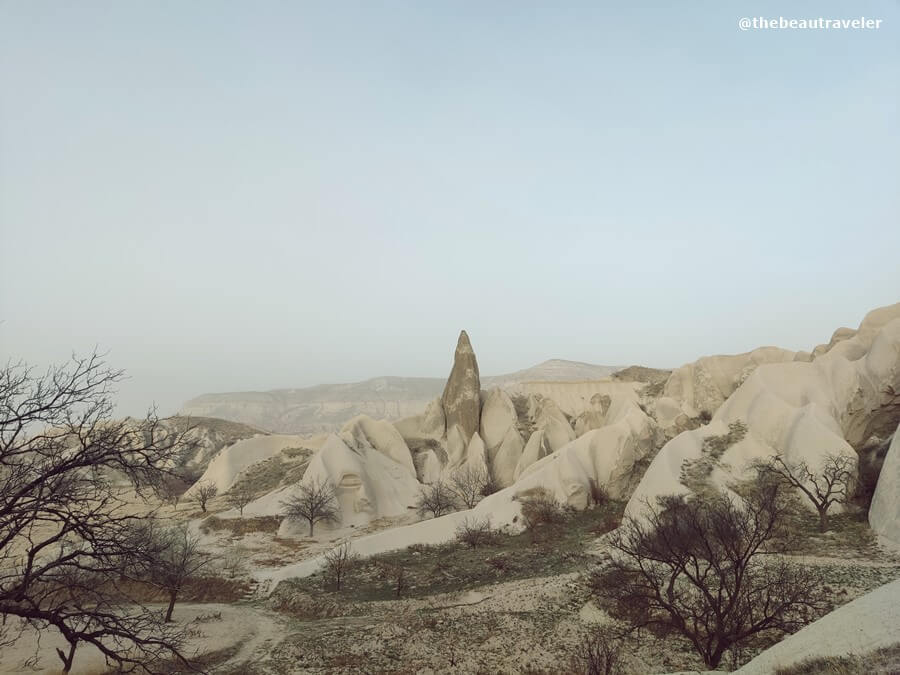 Cavusin Old Greek Village in Cappadocia, Turkey.