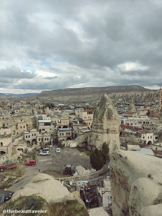 The Dorm Cave by Travellers is located in the center of Goreme, Cappadocia. 