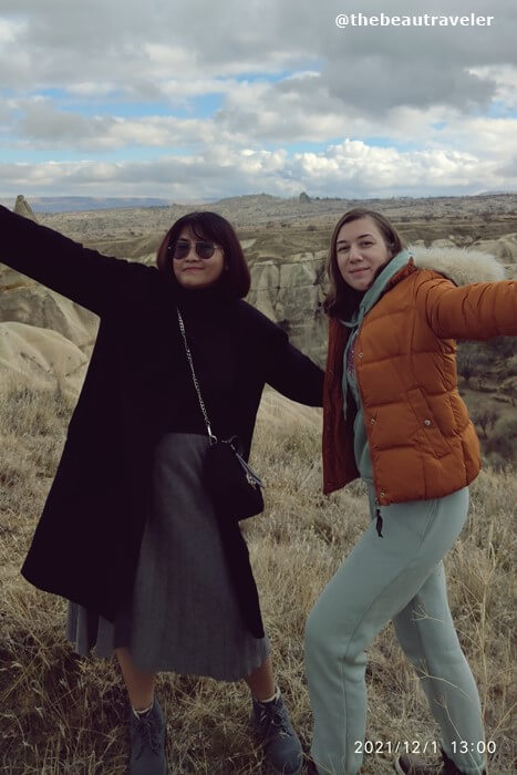 Me and my friend Vika in Cappadocia.