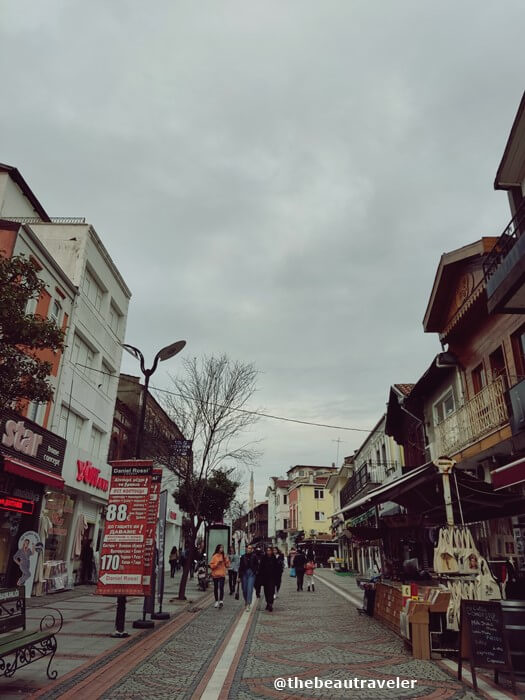 Edirne Market in the city center of Edirne, Turkey.