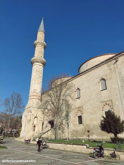 The building of Eski Ulu Camii in Edirne, Turkey.