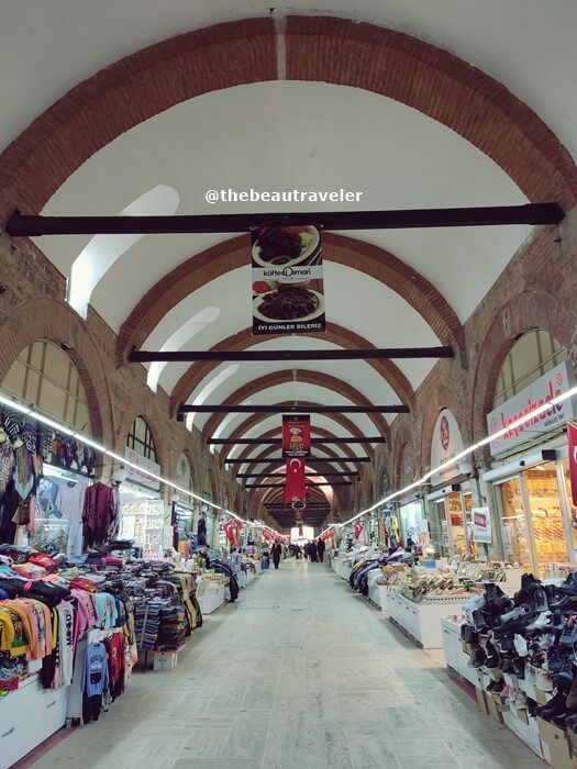 Ali Pasha Bazaar in Edirne, Turkey. 