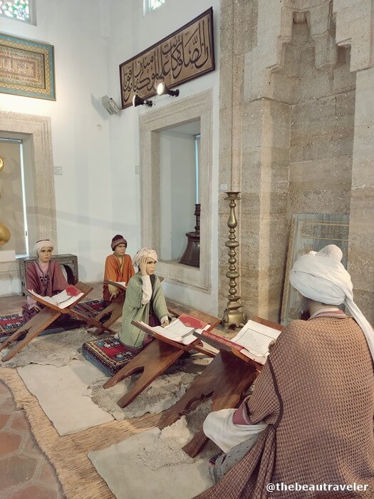 The exhibition at Selimiye Foundation Museum in Edirne, Turkey.