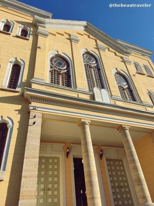 The building of Edirne Grand Synagogue in Turkey.