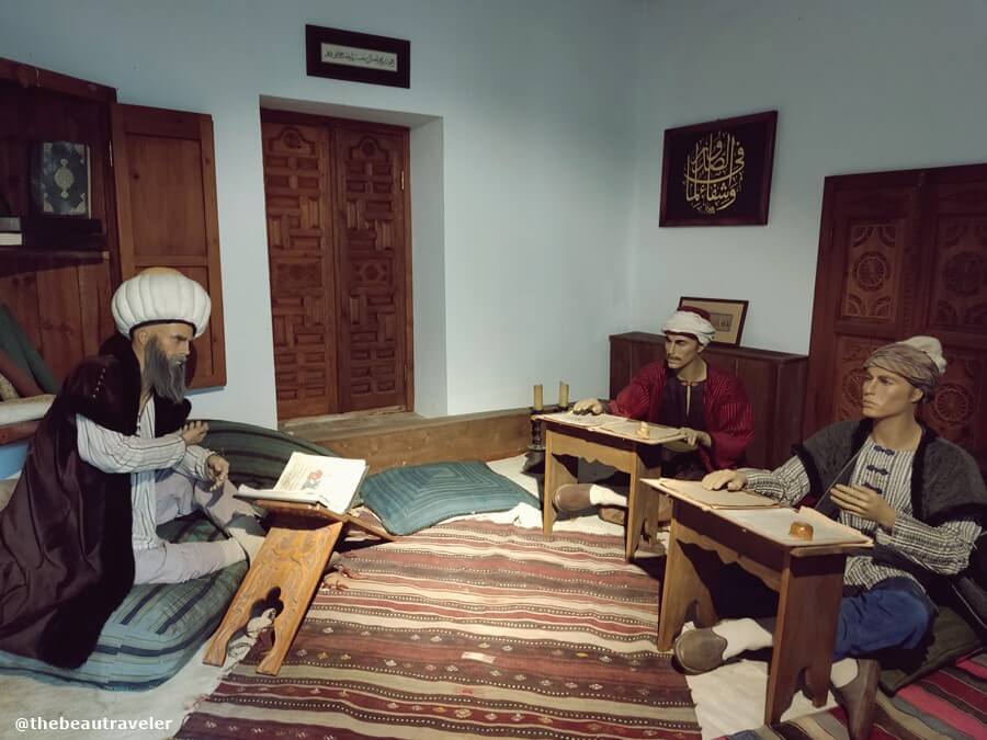 The diorama at the Sultan Beyazid II Health Museum in Edirne, Turkey.