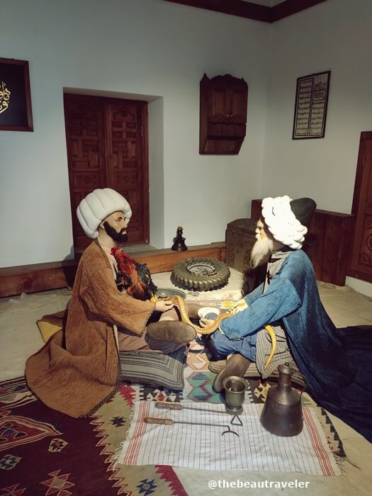 The diorama at the Sultan Beyazid II Health Museum in Edirne, Turkey.