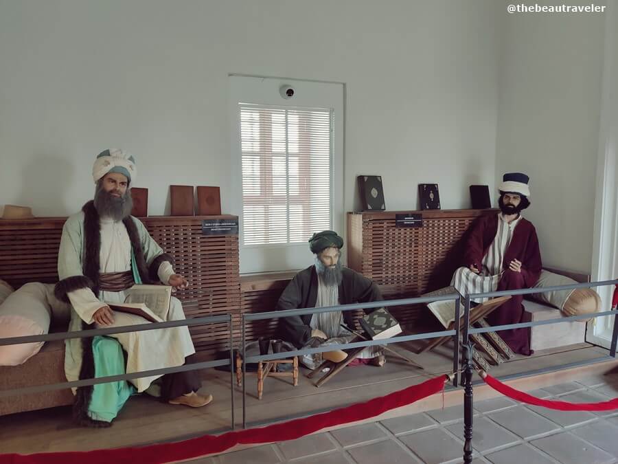 The diorama at Sultan Beyazid II Health Museum in Edirne, Turkey.