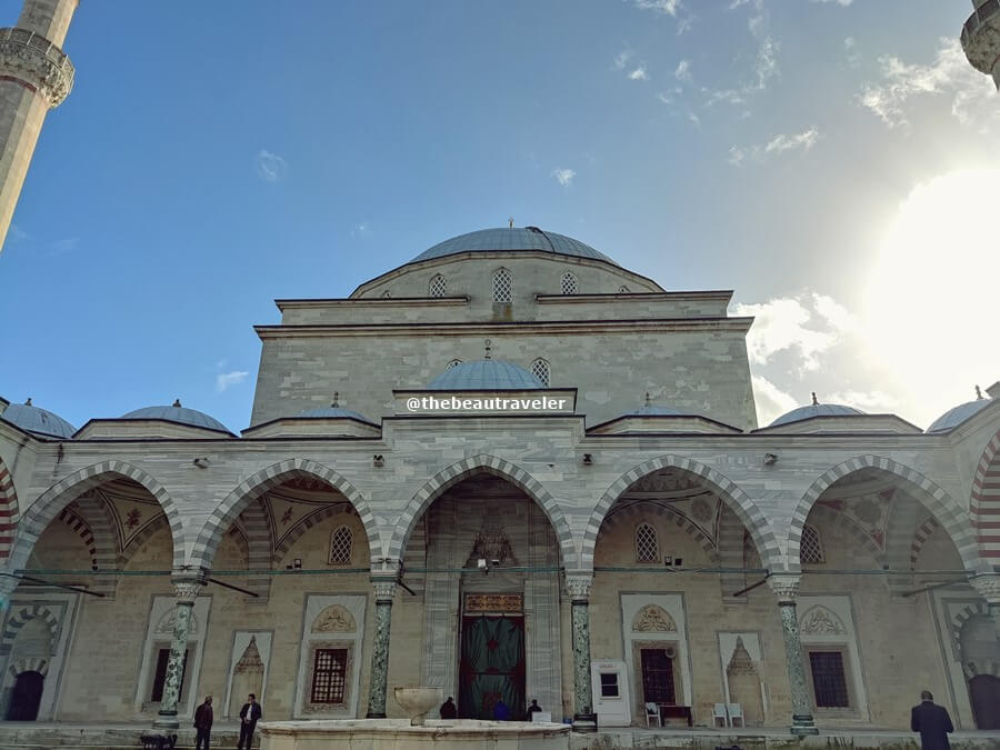 Sultan Bayezid II Mosque at the complex in Edirne, Turkey.