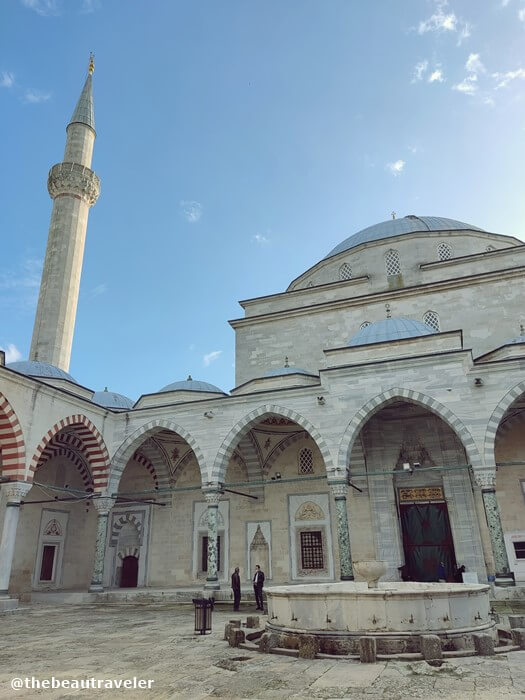 Sultan Bayezid II Mosque at the complex in Edirne, Turkey.