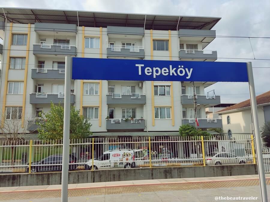 Tepekoy railway station in Izmir, Turkey.