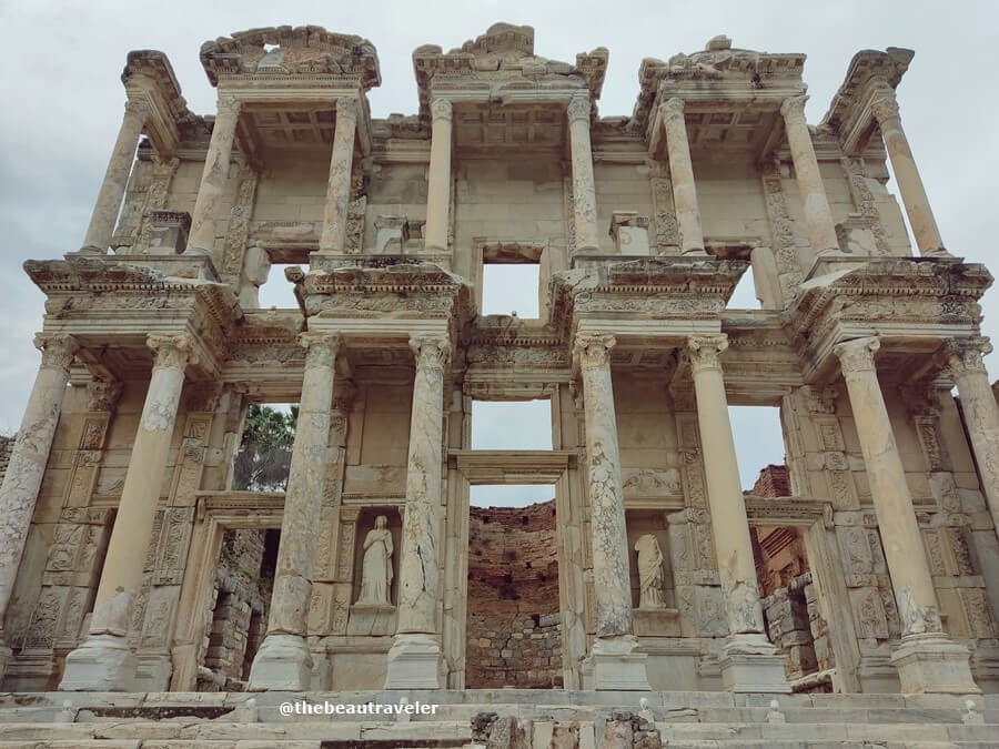 Library of Celsus in ancient Ephesus, Turkey. 